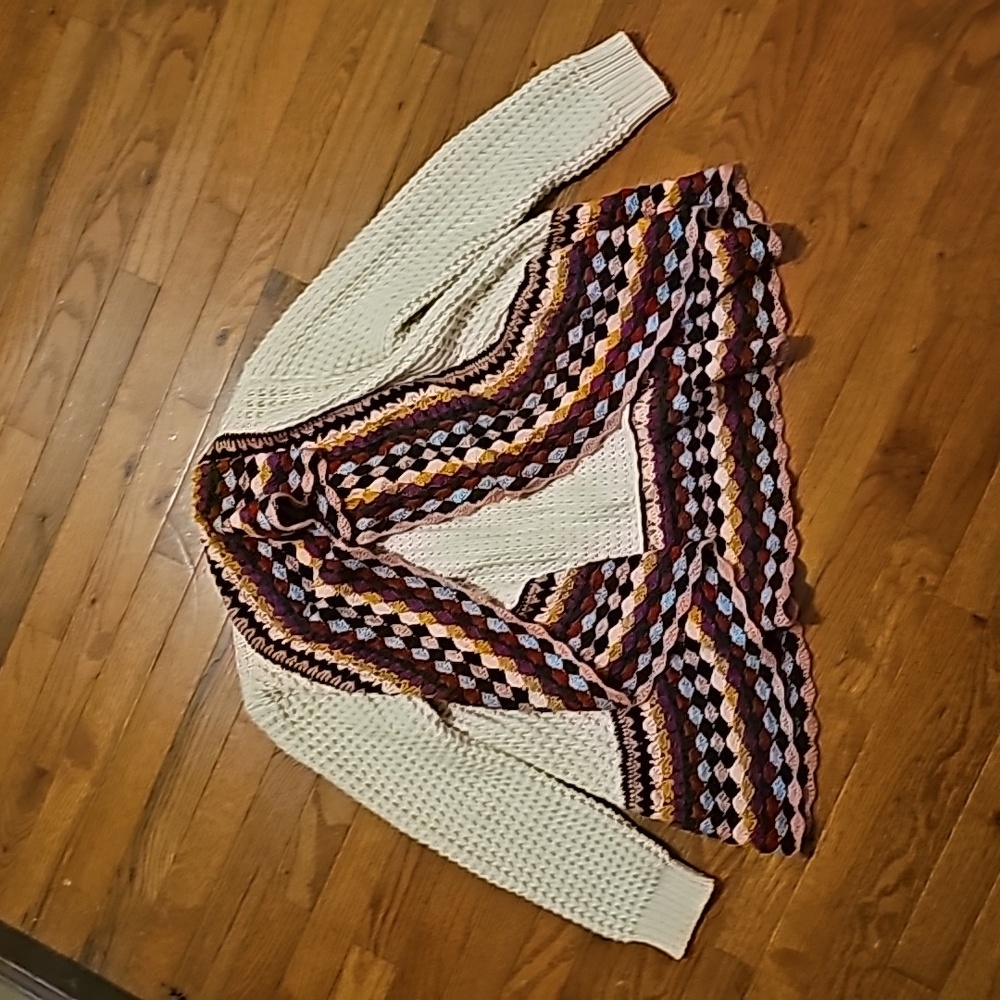 Bohemian style s/m ladies sweater